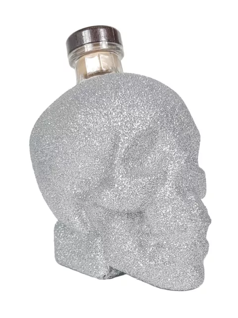 Crystal Head Vodka 0,7l 700ml (40% Vol) Bling Bling Glitzerflasche in silber