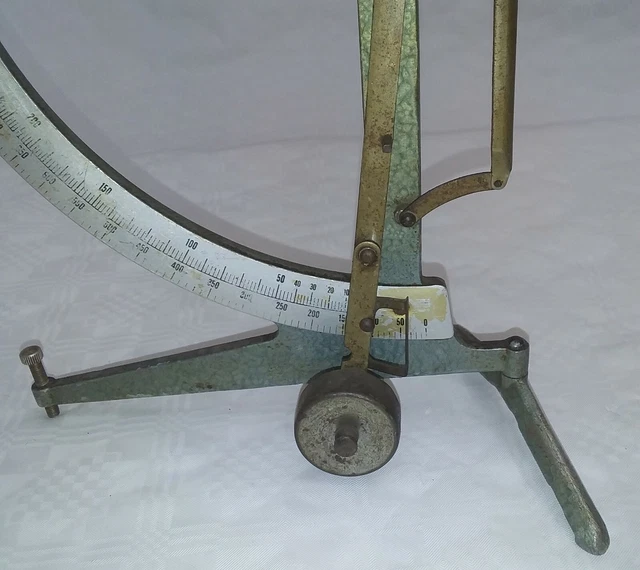 Alte Briefwaage,Federwaage Bürotechnik max 1 kg- Dekoration S  71 5