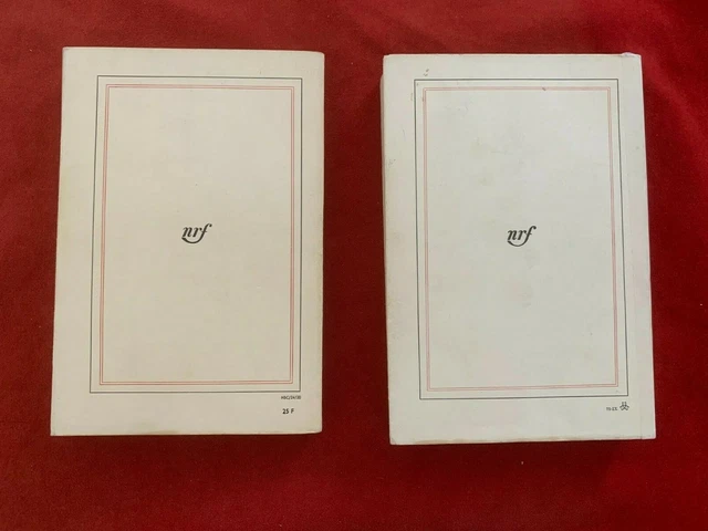 Litterature - Edition Nrf Gallimard - Lot De 2 Livres - Andre Chamson  - Eo  2