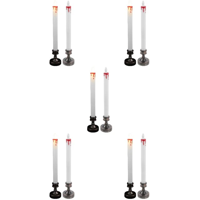 10 pezzi decorazioni candele decorative candele candele a batteria per festa