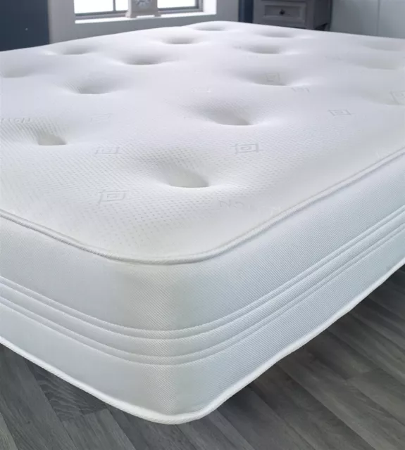 eXtreme Comfort Cool Comfort Hand Tufted Memory Foam with Sprung Mattress