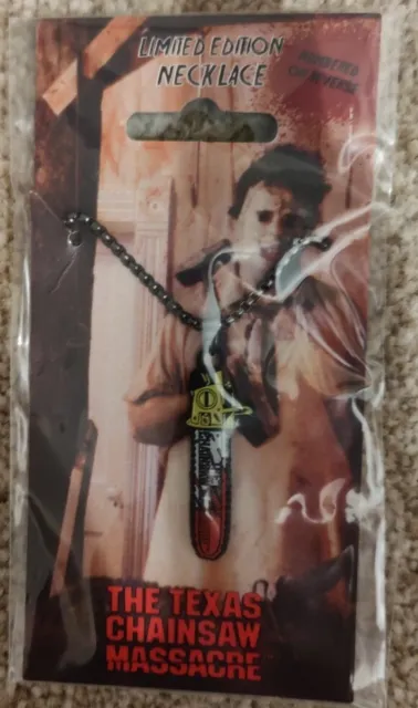 The Texas Chainsaw Massacre Limited Edition Unisex Necklace - New & Sealed