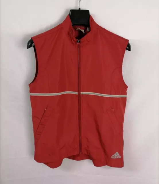 ADIDAS VINTAGE Giromanica Felpa SPORTIVA con ZIP Tuta Gilet Tg 42 Donna