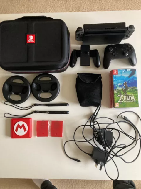 Nintendo Switch, Games and Accessories Bundle. Barely Used, Mint Condition.