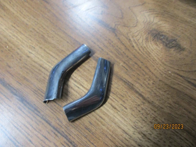 1968 1969-1972 Chevelle GTO 442 GS Drip Rail Corner Trim Moldings Pair GM OEM
