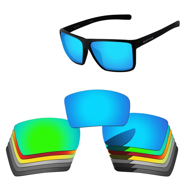 PapaViva Polarized Replacement Lens For-Native Wells XL XD9023 Frame -Colors