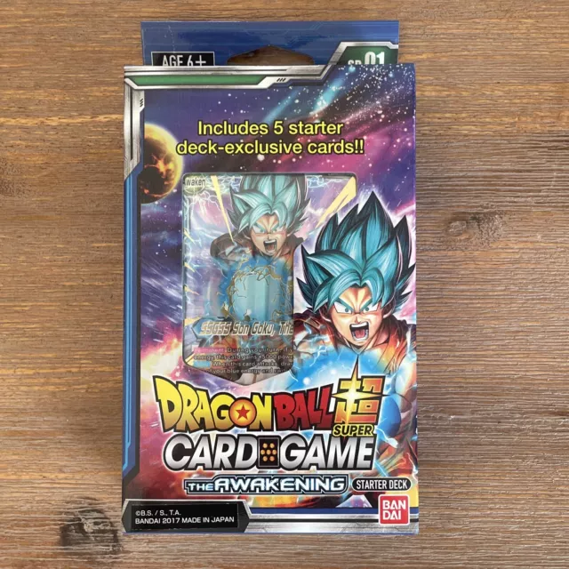 ⭐️SEALED⭐️ Dragon Ball super CARD GAME -SD01 -The awakening -STARTER DECK - GOKU