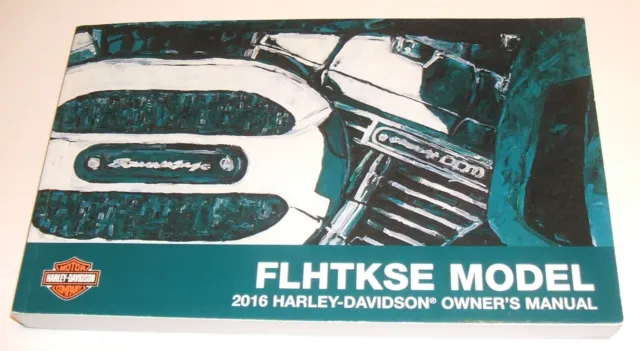 Harley 2016 Cvo Limited Flhtkse Owners Manual Screamin Eagle