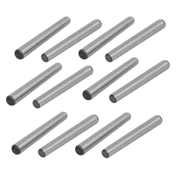 Carbon Steel GB117 45mm Length 5mm Small End Diameter Taper Pin 12pcs