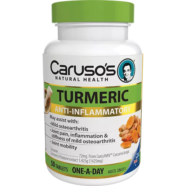 Caruso's Natural Health Tumeric - Anti-Inflammatory Carusos