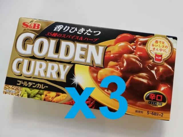 Spice　SB　Made　Boxes　Curry　Herb　Roux　PicClick　in　GOLDEN　AU　198g　Japan　CURRY　$51.51　Hot　Set