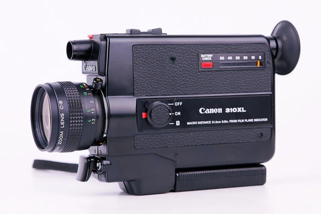 Canon 310 XL Super 8 camera getest en werkende videocamera | GRATIS wereldwijde verzending + getest op film - België Canon 310 XL Super 8 camera getest en werkende videocamera | GRATIS wereldwijde verzending + getest op film - België