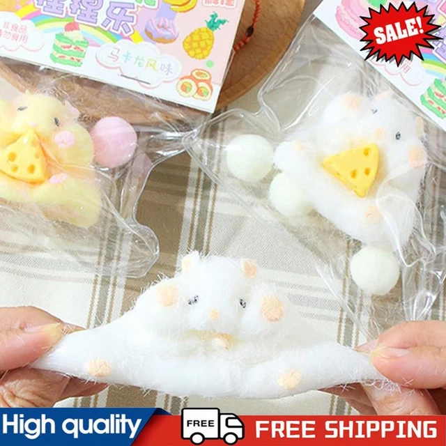 CUTE HAMSTER SENSORY Fidget Toys Pinch Decompression Stress Relief Toy ... - High Value Hamster Stress Relief Toys