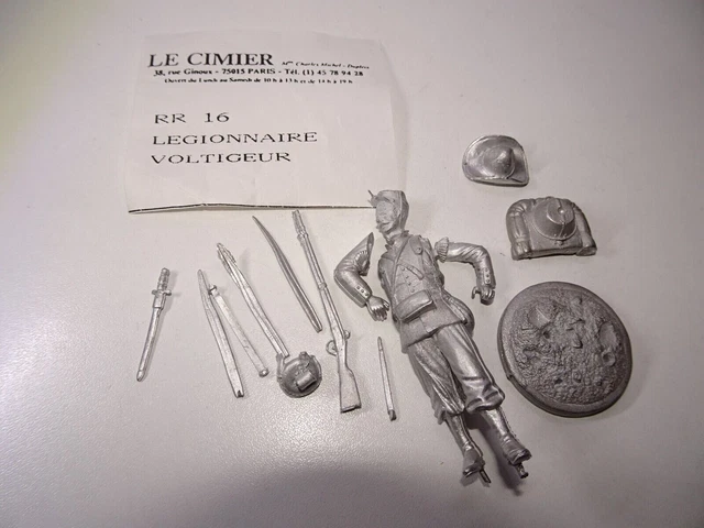 Lot Soldats De Plomb Légion Étrangère - Hachette - 65mm - Sous Blister - Occasion