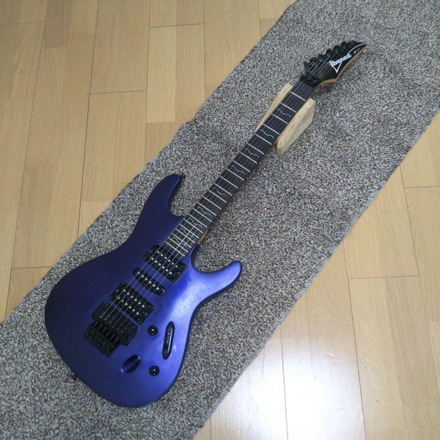 Used Ibanez S-Series Electric Guitar Thin And Arched Body Matte Purple Metallic