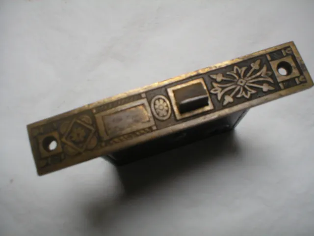 Antique Victorian Decorative Mortise Lock