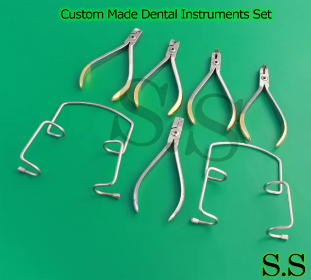 Custom Made Dental Instruments Set Pliers Pin Cutter Orringer Retractor DN-586