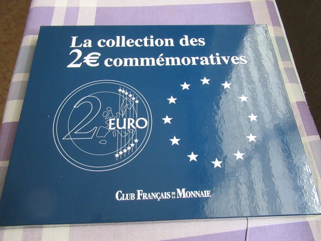 COFFRET VIDE CLUB Français de la Monnaie pour pièces de 2 euros EUR 2