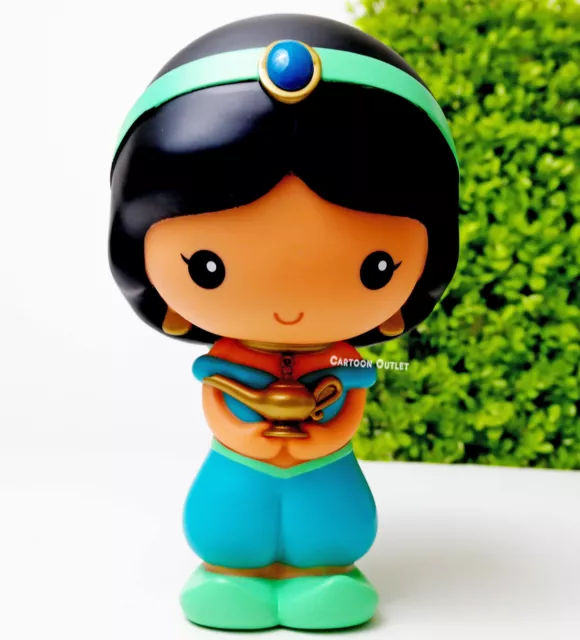 Disney Princess Jasmine Figural PVC Bank Coin Piggy Bank Princess Molded Bank