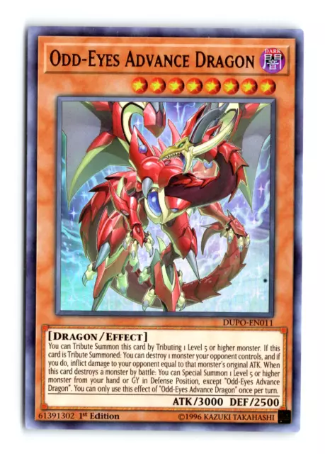 Odd-Eyes Advance Dragon - DUPO-EN011 - Ultra Rare - 1st Edition - Yugioh