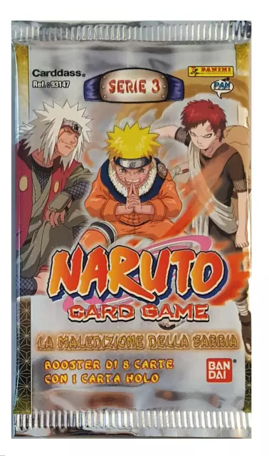 Carte Panini Naruto Booster 8 Cartes - Cartes »