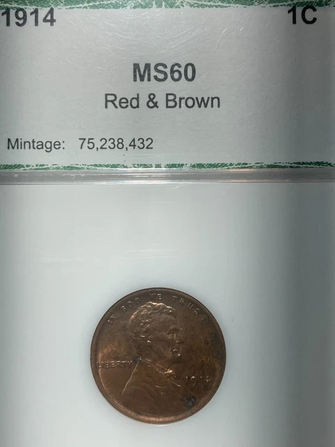 1914  Lincoln Wheat Cent Penny   Higher Grade