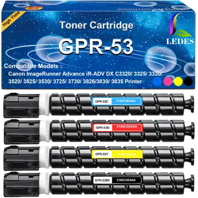 GPR53 Compatibility Canon GPR-53 TONER C3325/C3330/C3525/C3530/C3725/C3730 CMYK