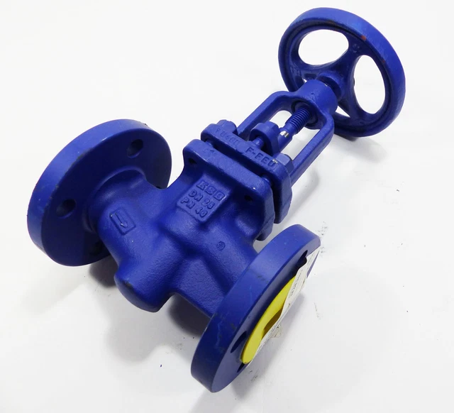 KSB 1.0460 Valvola di intercettazione con flange + volano DN25 PN40 - inutilizzato-