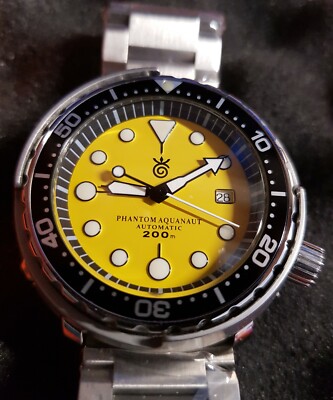Custom Phantom Aquanaut Automatic 0m Diver Eta 24 2 Swiss Tuna New Eur 925 00 Picclick It