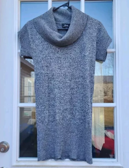 Byer California Womens Small Gray Stretchy Long Sweater (29" long) 3
