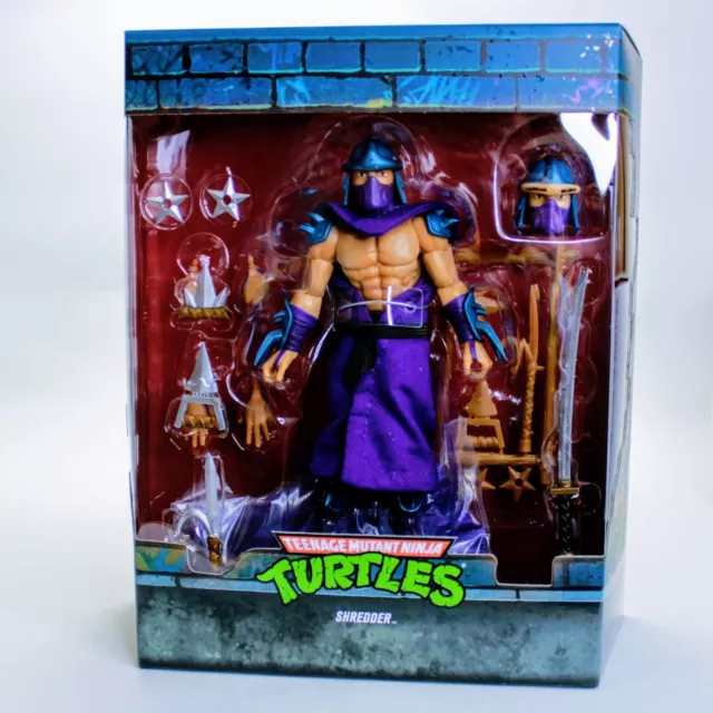 Teenage Mutant Ninja Turtles TMNT Ultimates Shredder -  7" Action Figure Super7