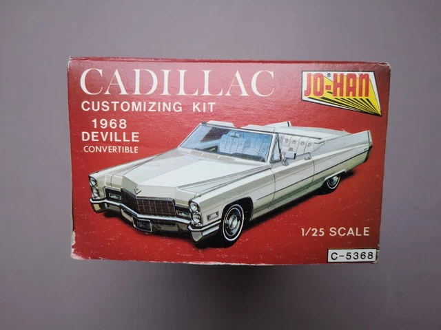 KK Scale 1968 Cadillac Coupe DeVille Convertible 1:18 Diecast Model Car LE 750 e