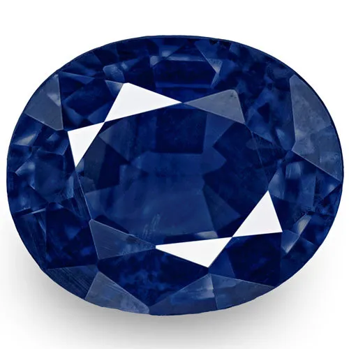 IGI Certified NIGERIA Blue Sapphire 0.52 Cts Natural Untreated Oval