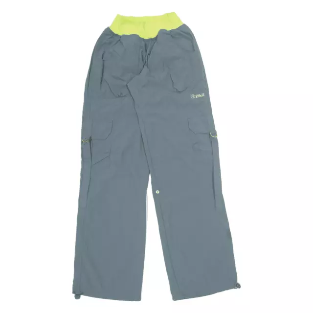 ZUMBA WEAR Pantaloni Outdoor Grigi Rilassati Gamba Larga Donna W24 L33