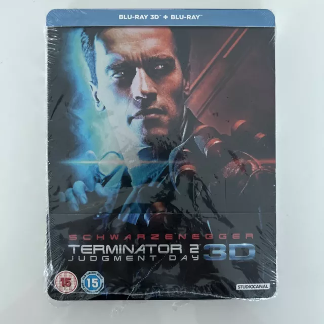 Terminator 2: Judgment Day (3D, Blu-ray, UK) OOP Zavvi Limited Edition Steelbook