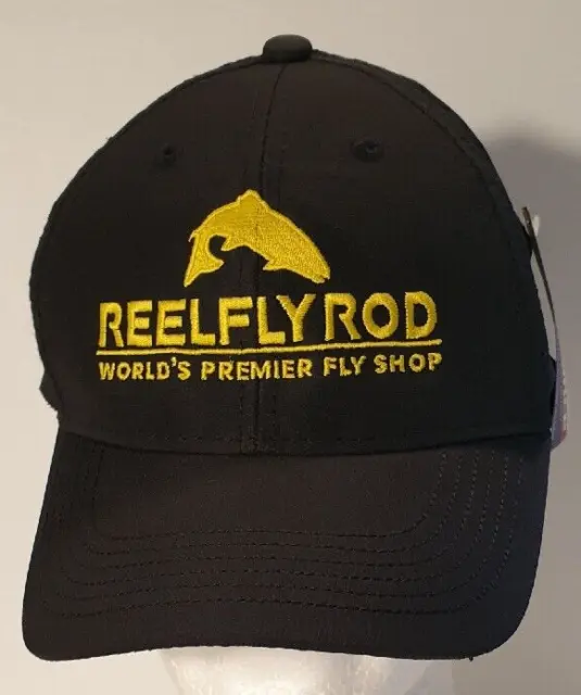 REELFLYROD WORLD'S PREMIER Fly Shop Mesh Back Fishing Cap Hat Colour Black  BNWT. $21.65 - PicClick AU