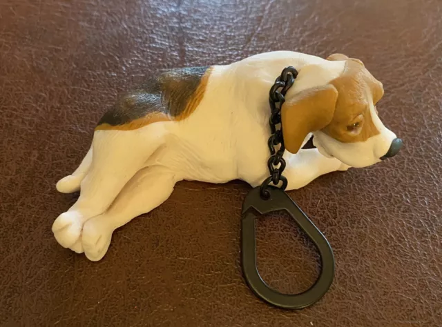 beagle dog keychain