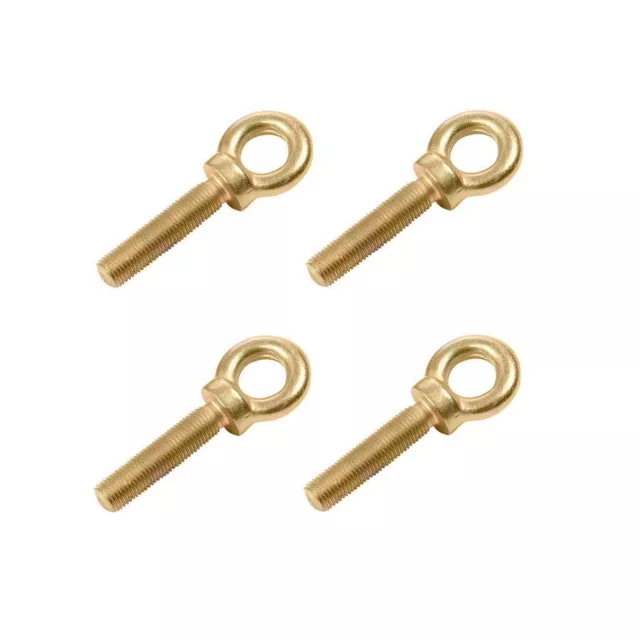 4 x RSA Harness/Seatbelt Eyebolt/Eye Bolt - 2&quot; Length 50mm, 7/16&quot; UNF