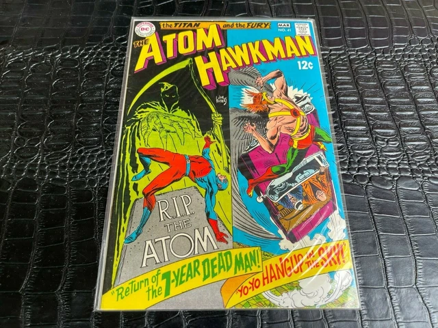 1969 Atom And Hawkman #41 VF+ dc comic