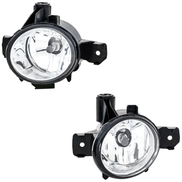 Set of 2 Fog Lights Driving Lamps  Driver & Passenger Side Coupe Left Right Pair