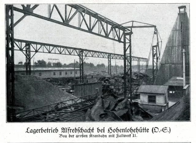 Schweitzer & Oppler Kattowitz XL Reklame 1920 Alfredschacht Hohenlohehütte - 2