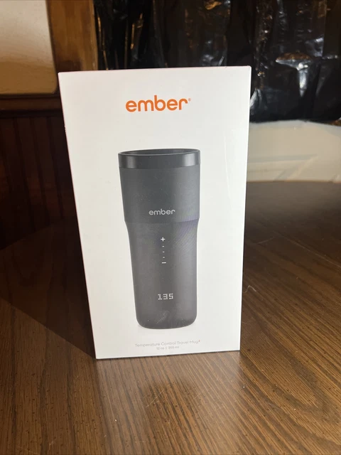 Ember 12oz Temperature Control Travel Mug 2 Black Smart Mug TM191200US Brand New