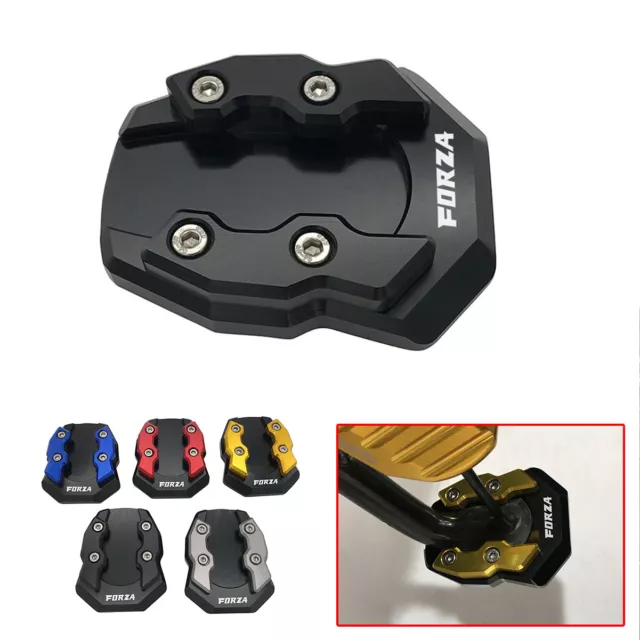 Foot Side Stand Enlarger Plate Pad For Honda Forza 125 250 300 350 2017-2022