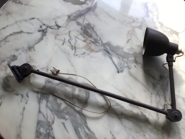 ANCIENNE LAMPE D’ATELIER BAUHAUS HALA 1Old German Lamp
