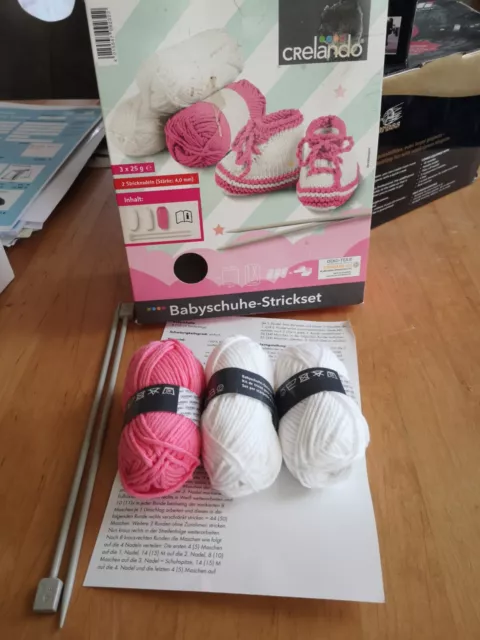 Strickset Baby-Schuhe Wollpaket