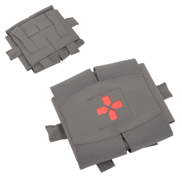 (Grau) Medizinische Tasche Molle Erste-Hilfe-Tasche