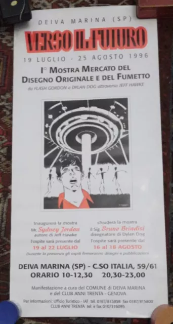 Dylan Dog Poster Locandina Manifesto Verso Il Futuro 1996 La Spezia