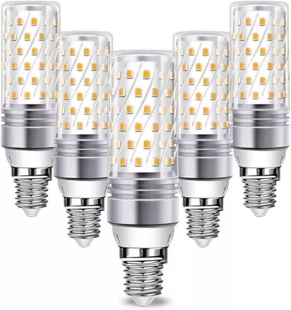 5/10er LED E27 E14 12W 16W Lampe Kaltweiss Warmweiss Mais Birnen Kerze Glühbirne