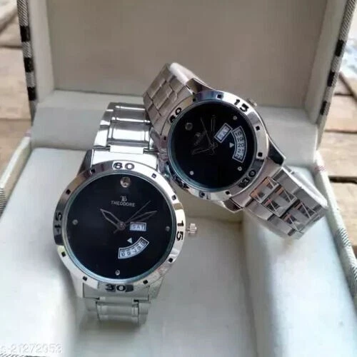 Splendido Coppia Orologi con Giorno, Data Feauture Best Festival di Regalo