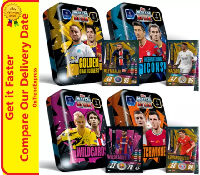 2020/21 Match Attax UEFA Champions Choose Mega Tins and Mini Tins NEW